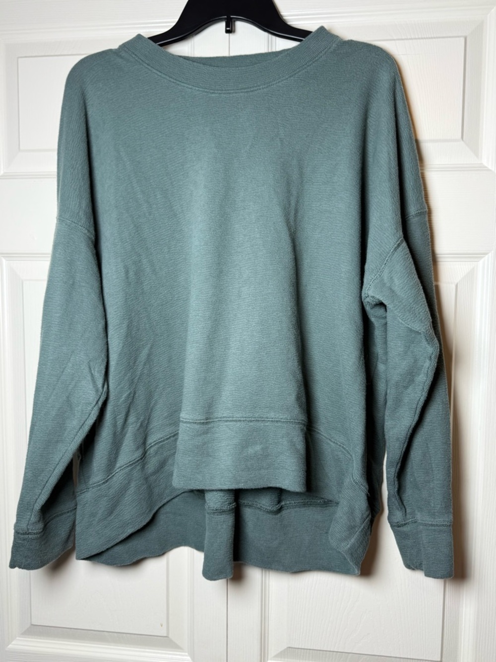 Aerie Textured Long Sleeve Pullover Sweater